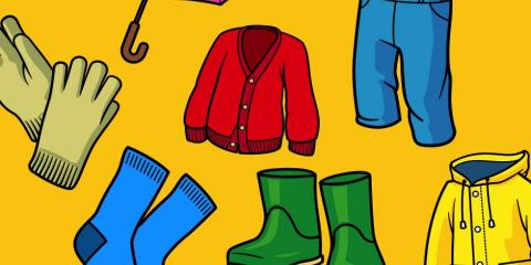 Ce sunt eu? Ne distrăm în timp ce ne îmbrăcăm.