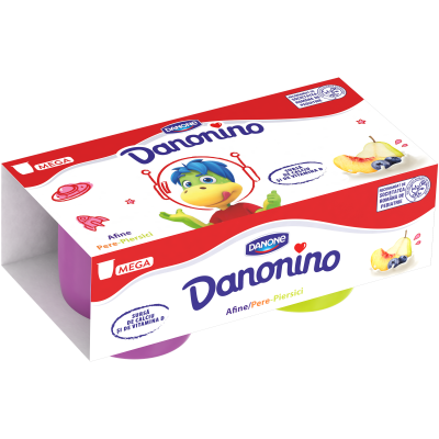 Danonino afine/pere-piersici 2x90g